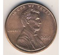 1 цент 2005 год США