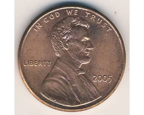 1 цент 2005 год США