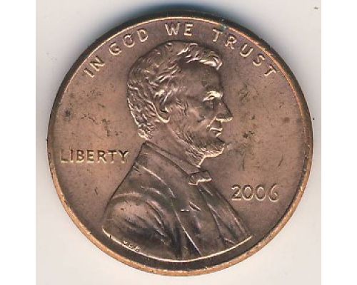 1 цент 2006 год США