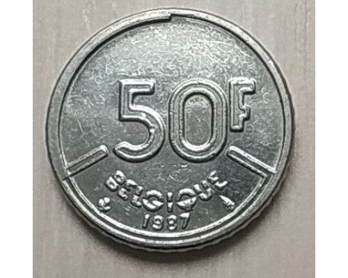 50 франков (1987-89) год Бельгия Belgique