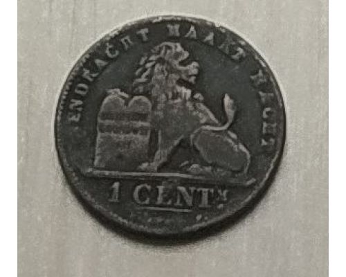 1 цент 1894 год Бельгия DER BELGEN