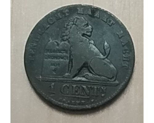 1 цент 1887 год Бельгия DER BELGEN