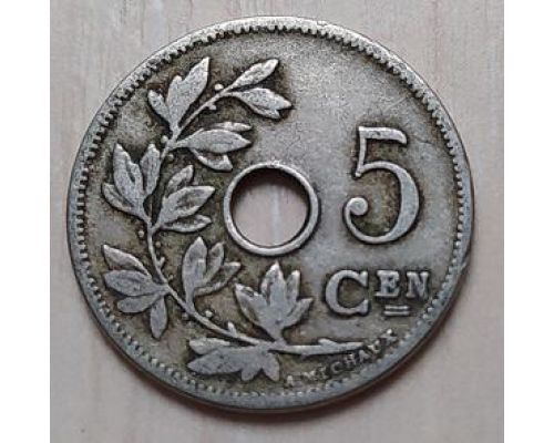 5 сентим 1903 год Бельгия BELGIE