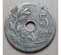 5 сентим 1904 год Бельгия BELGIE состояние VG