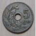5 сентим 1904 год Бельгия BELGIE (3)