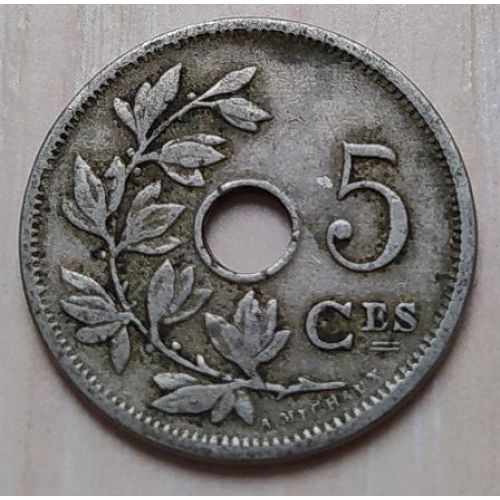 5 сентим 1905 год Бельгия BELGIQUE (2)