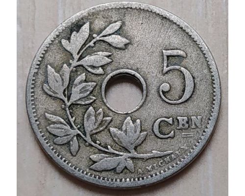 5 сентим 1906 год Бельгия BELGIE