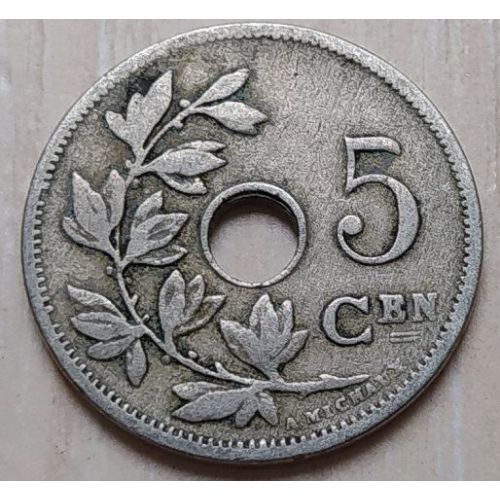 5 сентим 1906 год Бельгия BELGIE