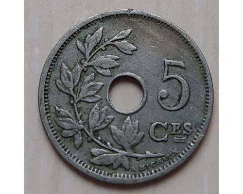 5 сентим 1913 год Бельгия BELGIQUE