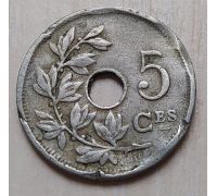 5 сентим 1920 год Бельгия BELGIQUE состояние VG