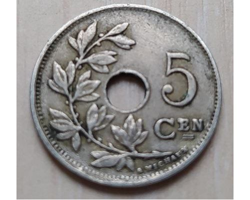 5 сентим 1923 год Бельгия BELGIE