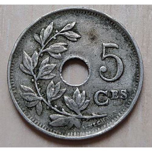 5 сентим 1923 год Бельгия BELGIQUE
