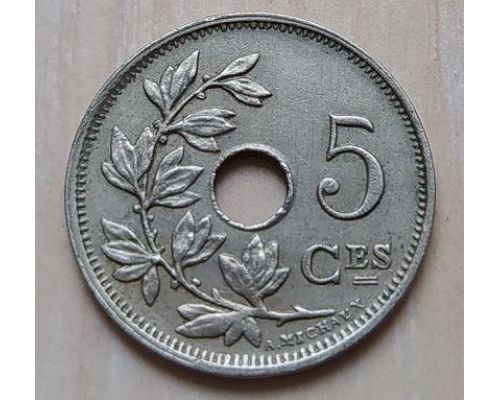 5 сентим 1923 год Бельгия BELGIQUE (2)