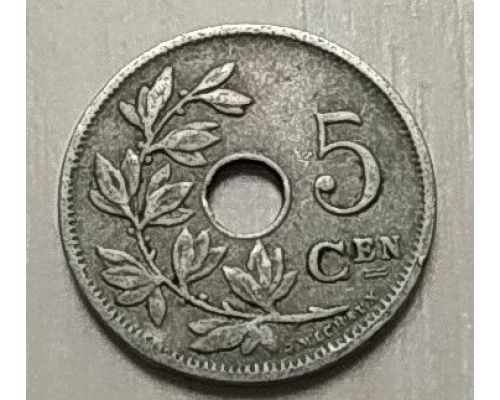 5 сентим 1924 год Бельгия BELGIE