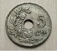5 сентим 1925 год Бельгия BELGIE