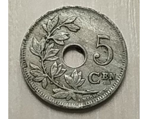 5 сентим 1925 год Бельгия BELGIE
