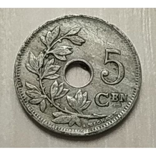 5 сентим 1925 год Бельгия BELGIE
