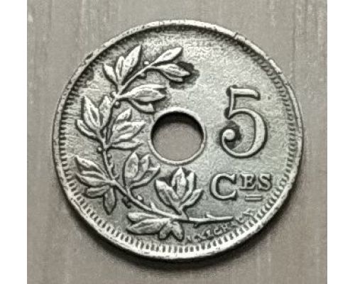 5 сентим 1925 год Бельгия BELGIQUE (2)