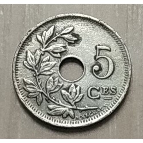 5 сентим 1925 год Бельгия BELGIQUE (2)