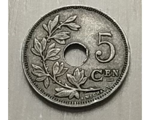 5 сентим 1925 год Бельгия BELGIE (2)