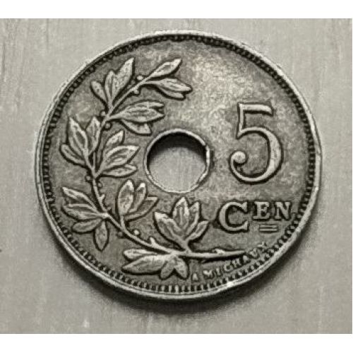 5 сентим 1925 год Бельгия BELGIE (2)