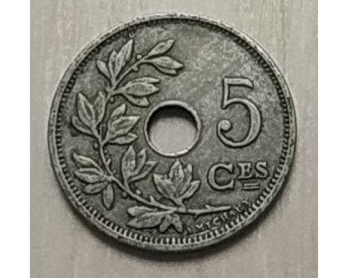 5 сентим 1925 год Бельгия BELGIQUE