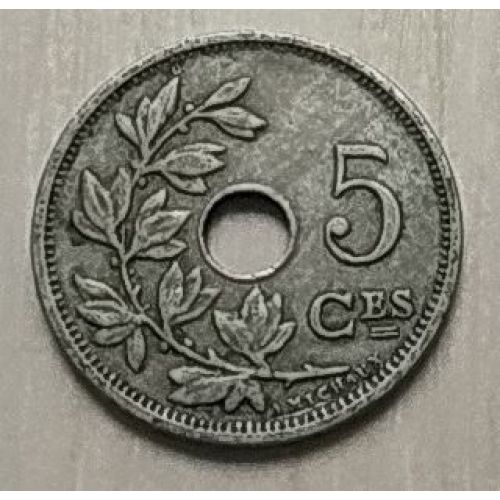 5 сентим 1925 год Бельгия BELGIQUE