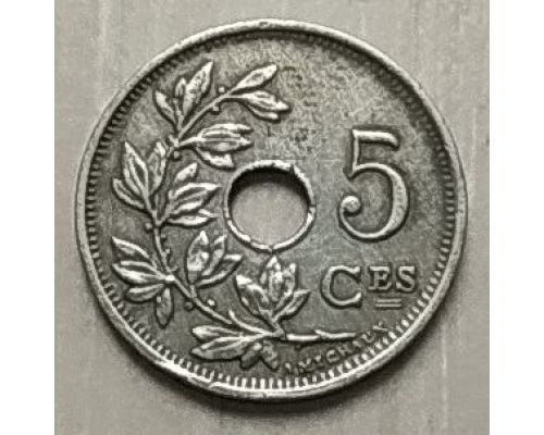 5 сентим 1926 год Бельгия BELGIQUE