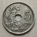 5 сентим 1926 год Бельгия BELGIQUE