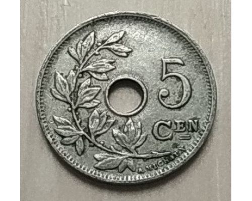 5 сентим 1927 год Бельгия BELGIE