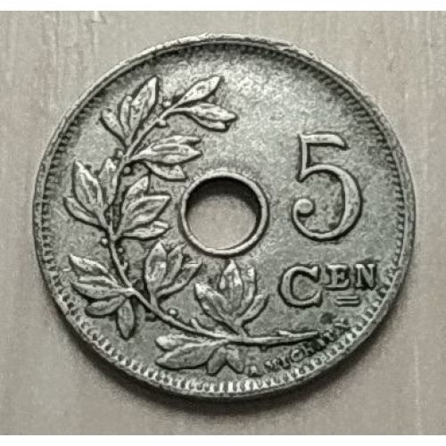 5 сентим 1927 год Бельгия BELGIE