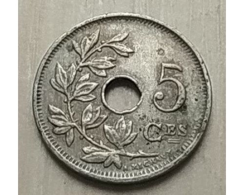 5 сентим 1928 год Бельгия BELGIQUE