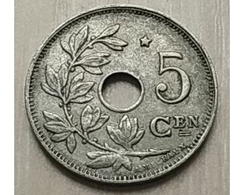 5 сентим 1930 год Бельгия BELGIE
