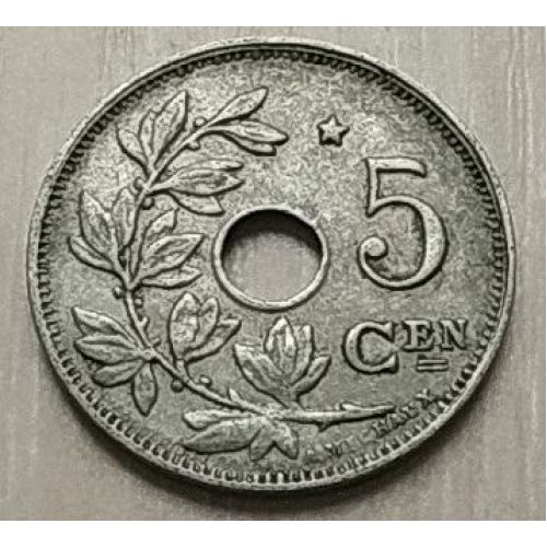 5 сентим 1930 год Бельгия BELGIE