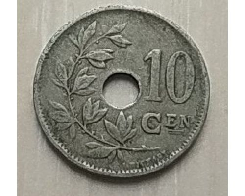 10 сентим 1922 год Бельгия BELGIE