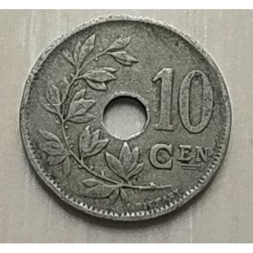 10 сентим 1922 год Бельгия BELGIE