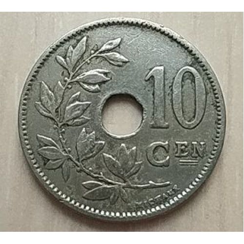 10 сентим 1928 год Бельгия BELGIE