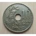 10 сентим 1928 год Бельгия BELGIE