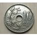 10 сентим 1929 год Бельгия BELGIQUE (2)