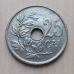 25 сентим 1920 год Бельгия BELGIQUE