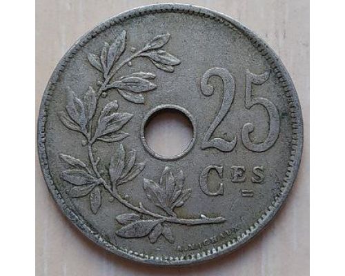 25 сентим 1923 год Бельгия BELGIQUE (2)