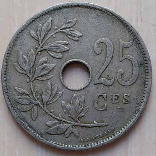 25 сентим 1923 год Бельгия BELGIQUE (2)