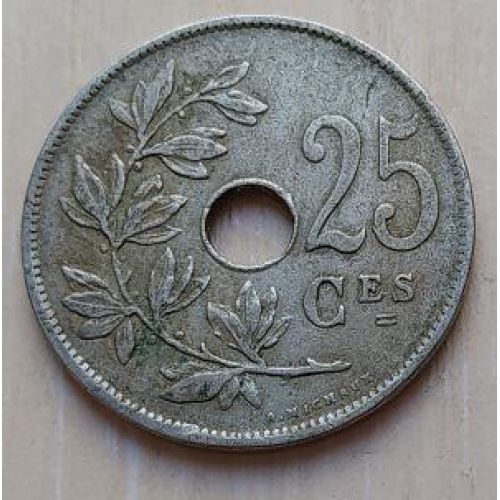 25 сентим 1926 год Бельгия BELGIQUE