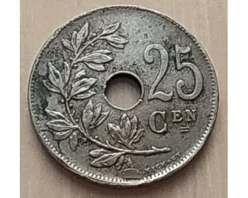 25 сентим 1927 год Бельгия BELGIE