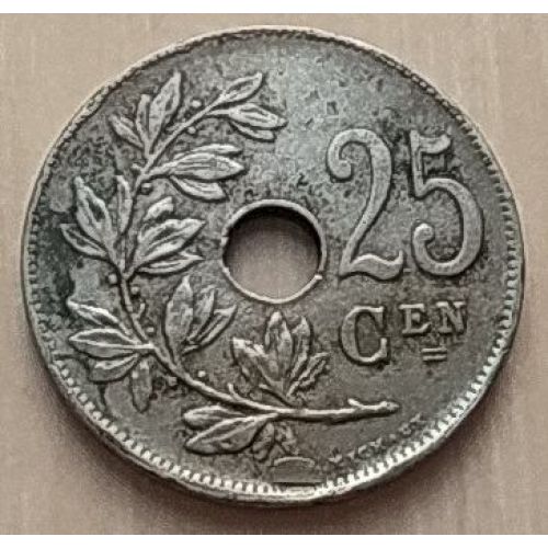 25 сентим 1927 год Бельгия BELGIE