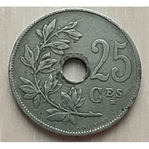 25 сентим 1928 год Бельгия BELGIQUE