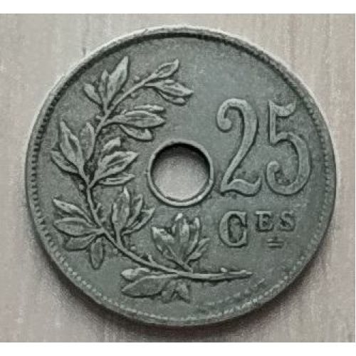 25 сентим 1929 год Бельгия BELGIQUE