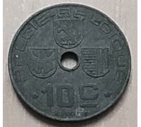10 сентим 1942 год Бельгия  BELGIE-BELGIQUE