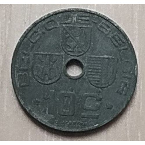 10 сентим 1942 год Бельгия  BELGIQUE-BELGIE