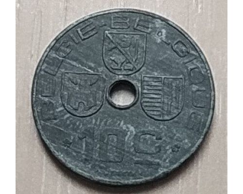 10 сентим 1943 год Бельгия BELGIE-BELGIQUE
